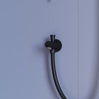 Душевой комплект встраиваемый RGW SP-52B, черный, (верхний душ, смеситель, ручной душ, излив), арт-21140852-04 — фото 6, Встраиваемые душевые комплекты