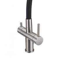 Товар: Смеситель для кухни с фильтром Milacio Ultra 560 нержавеющая сталь черный шланг арт-MCU.560.SSB - фото 4 Смеситель для кухни с фильтром Milacio Ultra 560 нержавеющая сталь черный шланг арт-MCU.560.SSB — фото 4, Смесители для кухни