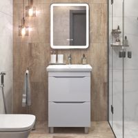 Тумба под раковину VIGO Grani 60 напольная белый (201) — фото 6, Тумбы под раковину