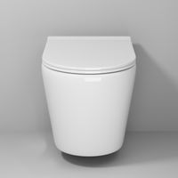 Унитаз подвесной Grossman Fly (520х360х350) безободковый,белый с тонкой крышкой,микролифт,1 место арт-GR-4478S — фото 2, Подвесные унитазы