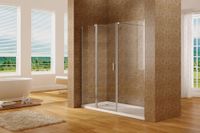 Душевая дверь Aquanet Cinetic 1200, прозрачное стекло арт-AE12-N-120H190U-CT — фото 2, Распашные душевые двери