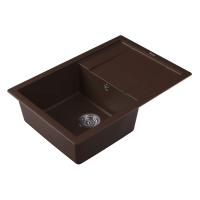 Мойка "Липси" 760, брауни арт-20.160.D0760.206 — фото 1, Кухонные мойки