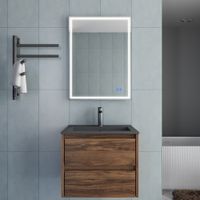 База под раковину Gio 600 подвесная, 2 выкатных ящика soft-close, C.Oak арт-VMC-2G600CO — фото 5, Тумбы под раковину