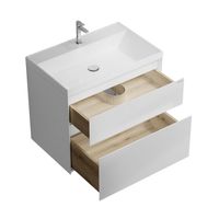 Тумба подвесная "МЕРКАДО-70 см" с 2-я ящ. белая матовая (ум. Classica-70) арт-107078 — фото 5, Тумбы под раковину