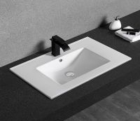 Умывальник CeramaLux YJ803-70 — фото 3, Раковины встраиваемые сверху