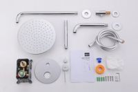 Товар: Душевая система ABBER Wasser Kreis AF8117G скрытого монтажа с изливом, золото матовое - фото 3 Душевая система ABBER Wasser Kreis AF8117G скрытого монтажа с изливом, золото матовое — фото 3, Встраиваемые душевые комплекты