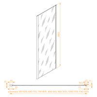 Боковая панель RGW Z-050-2Gr 900 352205209-210 — фото 1, Боковые стенки