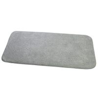 Коврик д/ванной комнаты 60х120 см., без вышивки, серый, окантовка серебро 31928 — фото 7, Коврики для ванной комнаты