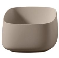 Раковина Artceram Cognac Quadro накладная без отверстий цвет Brown matera арт-COL006 41 00 — фото 1, Раковины накладные