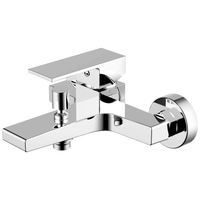 Смеситель для ванны и душа Azario EDDIE с ручным душем, керамический картридж, хром арт-AZ-WQY238207C — фото 1, Смеситель для ванны