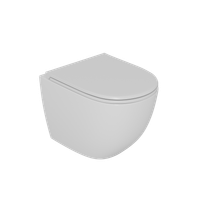 Унитаз подвесной безободковый D&K Matrix , белый арт-DT1396016 — фото 1, Подвесные унитазы