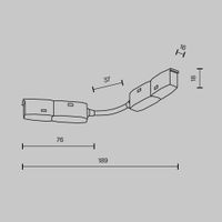 Комплектующие для систем освещения с токоведущими элементами Technical арт-TRA034CS-B — фото 2, Комплектующие для освещения