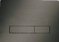 KK-POL 350/PSM/006-00-00 Vitrum Metal SLim Металлическая панель смыва для инсталляции, цвет титан — фото 1, Панели