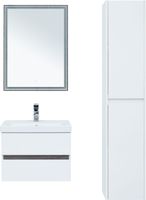 Тумба под раковину Aquanet Беркли 60 белый/дуб рошелье 00254289 — фото 11, Тумбы под раковину