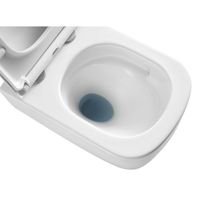 Унитаз подвесной Azario CAMPO 510х360х365 безободковый, система смыва скрытое "Торнадо", с быстросъемным сиденьем микролифт арт-AZ-1883WH — фото 2, Подвесные унитазы