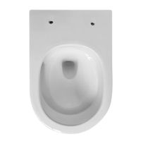 Унитаз ABBER Bequem AC1130 подвесной белый, безободковый, смыв торнадо — фото 8, Подвесные унитазы