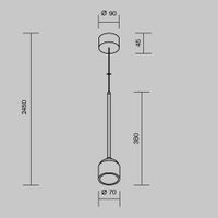 Товар: Подвесной светильник Outdoor O491PL-L8B3K - фото 2 Подвесной светильник Outdoor O491PL-L8B3K — фото 2, Уличное освещение