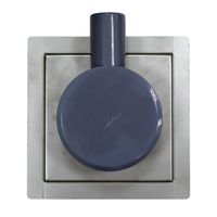 Трап для душа AZARIO 150х150 металлический, поворотный сифон 360°, перфорированная решетка, горизонтальный выпуск арт-AZZ3150 — фото 3, Трапы для душа