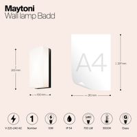 Товар: Настенный светильник (бра) Outdoor арт-O454WL-L10GF3K - фото 2 Настенный светильник (бра) Outdoor арт-O454WL-L10GF3K — фото 2, Уличное освещение