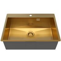 Товар: Кухонная мойка Reflexion Iseo RX2250GD брашированное золото - фото 317 Кухонная мойка Reflexion Iseo RX2250GD брашированное золото — фото 317, Кухонные мойки