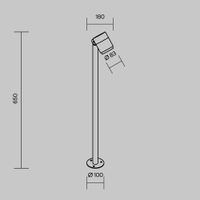Ландшафтный светильник Outdoor O497FL-L12B3K1 — фото 8, Уличное освещение