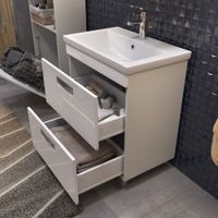 Тумба под раковину VIGO Plaza 70 напольная белый (tn.PLA.COM.70.2Y) — фото 3, Тумбы под раковину