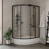 Ограждение VIVA90B N душевое Ceruttispa без поддона (90x90x195) — фото 223, Прямоугольные душевые уголки