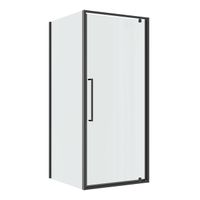 Душевое ограждение Niagara Nova NG-35-9AGR-A100GR-34 (90х100х195) прямоугольник,распашная,графит,стекло прозрачное,2 места — фото 1, Душевые уголки