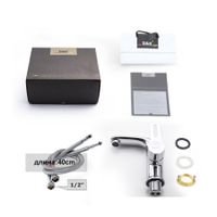 Товар: Смеситель для раковины D&K Rhein , хром арт-DA1352101 - фото 2 Смеситель для раковины D&K Rhein , хром арт-DA1352101 — фото 2, Смесители для раковины