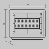 Прожектор Outdoor FL001-L100B4K — фото 9, Уличное освещение