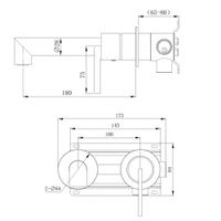 Товар: Смеситель ABBER Perfekte 316 AF8A12BST скрытый монтаж для раковины, сталь брашированная - фото 2 Смеситель ABBER Perfekte 316 AF8A12BST скрытый монтаж для раковины, сталь брашированная — фото 2, Смесители для раковины
