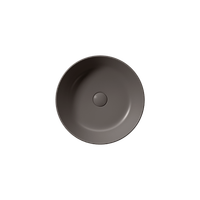 раковина накладная KUBE X Ø40 коричневый матовый арт-942616 — фото 1, Раковины накладные