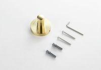 Товар: AQ4201BG ОБЕРОН крючок, шлиф. золото - фото 2 AQ4201BG ОБЕРОН крючок, шлиф. золото — фото 2, Крючки для полотенец