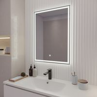 Товар: Зеркало с LED-подсветкой CARRERA (60*80) /AQUA DE MARCO Car60/80 - фото 2 Зеркало с LED-подсветкой CARRERA (60*80) /AQUA DE MARCO Car60/80 — фото 2, Зеркала в ванную комнату