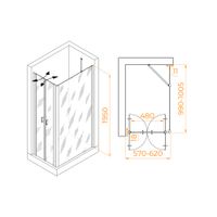 Товар: Душевой уголок RGW PA-144 (PA-104+Z-050-2+O-204) 600x1000 060814460-11 - фото 1 Душевой уголок RGW PA-144 (PA-104+Z-050-2+O-204) 600x1000 060814460-11 — фото 1, Душевые уголки