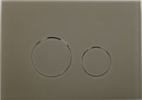 KK-POL 350/PPX/003-00-00 M11 Стеклянная панель смыва для инсталляции, цвет кофе матовый — фото 1, Панели