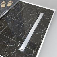 Товар: К-т водоотводящий желоб DP20-600 из нержавеющей стали + Декор. вставка/ Основа под плитку PG20-600 арт-DP20600-PG20600 - фото 1 К-т водоотводящий желоб DP20-600 из нержавеющей стали + Декор. вставка/ Основа под плитку PG20-600 арт-DP20600-PG20600 — фото 1, Душевые лотки