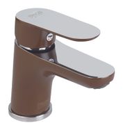 Смеситель для раковины Fiore KEVON CHIC 81MX8120, хром/коричневый — фото 1, Смесители для раковины