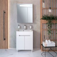 Тумба напольная OLIVIA 65 /2дв/ AQUA DE MARCO 2065COLI/F — фото 6, Тумбы под раковину