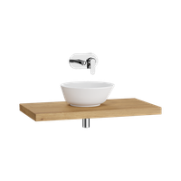 Stand Столешница подвесная 90 см светлый дуб VITRA арт-66635 — фото 3, Столешницы под раковину