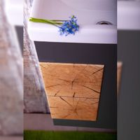 Тумба под раковину подвесная Бриклаер Форест дуб золотой/антрацит, 40 см 4627125414633 — фото 7, Тумбы с раковиной