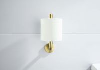 Товар: AQ4207BG ОБЕРОН бумагодержатель для запасного рулона, шлиф. золото - фото 5 AQ4207BG ОБЕРОН бумагодержатель для запасного рулона, шлиф. золото — фото 5, Держатели туалетной бумаги