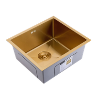 Кухонная мойка Splenka S700.5045.03, золотой сатин — фото 1, Кухонные мойки