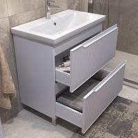 Тумба под раковину VIGO Neo 80 напольная белый арт-329 — фото 3, Тумбы под раковину