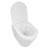 Унитаз подвесной Azario VENTO 360х485х350 безободковый, c быстросьемным сиденьем микролифт арт-AZ-1046 — фото 1, Подвесные унитазы