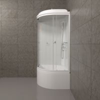 ДК Ультра 90*90 Б (9 мест+сифон D50) арт-Щ0000061837 — фото 8, Душевые кабины