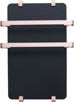 Полотенцесушитель электрический Allen Brau Infinity 100x44 с рейлингом 2.0 и креплением, медь браш 00325630 — фото 1, Электрические полотенцесушители