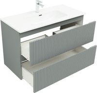 Товар: Тумба под раковину Aquanet Джейн (Flat) 100 мисти грин арт-00335436 - фото 4 Тумба под раковину Aquanet Джейн (Flat) 100 мисти грин арт-00335436 — фото 4, Тумбы под раковину