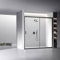 Товар: Душевая дверь Veconi Vianno VN-60B, 1600x1950, Черный, стекло прозрачное VN60B-160-01-C5 - фото 1 Душевая дверь Veconi Vianno VN-60B, 1600x1950, Черный, стекло прозрачное VN60B-160-01-C5 — фото 1, Раздвижные душевые двери