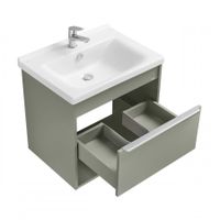 Товар: Тумба-умывальник ХОУП 60, 1 ящ., подвесная, хаки (под раковину МИРАНДА 60) 1A287201HP9D0 - фото 4 Тумба-умывальник ХОУП 60, 1 ящ., подвесная, хаки (под раковину МИРАНДА 60) 1A287201HP9D0 — фото 4, Тумбы под раковину